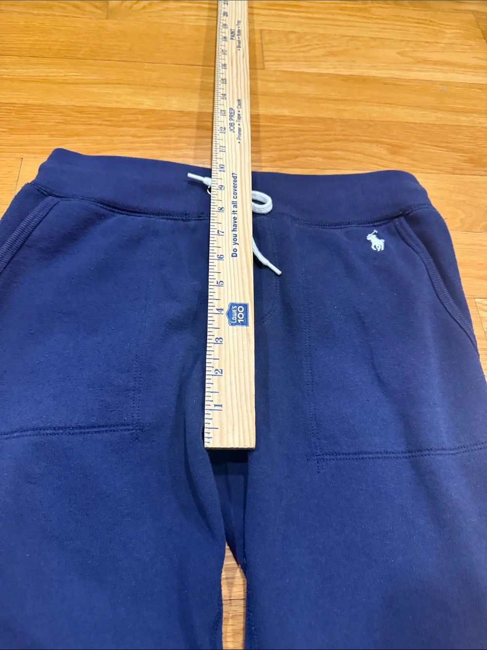 Polo Ralph Lauren blue sweatpants size small .